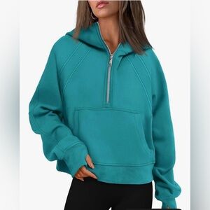 Lululemon Dupe Scuba Hoodie, Teal